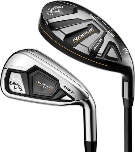 Callaway Rogue ST Max OS Combo Iron Set 4/5H+6-PW (Steel Elevate 85 MPH, STIFF)