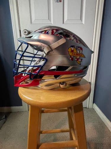 Brady’s Bunch Cascade R Chrome Lacrosse Helmet