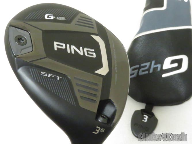 PING G425 SFT Fairway 16 3 Wood Alta CB 65 Slate Stiff +Cover & Arccos .. MINT