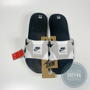 Nike Air Max 1 Slide Sandals White/Light Neutral Grey/Black  17