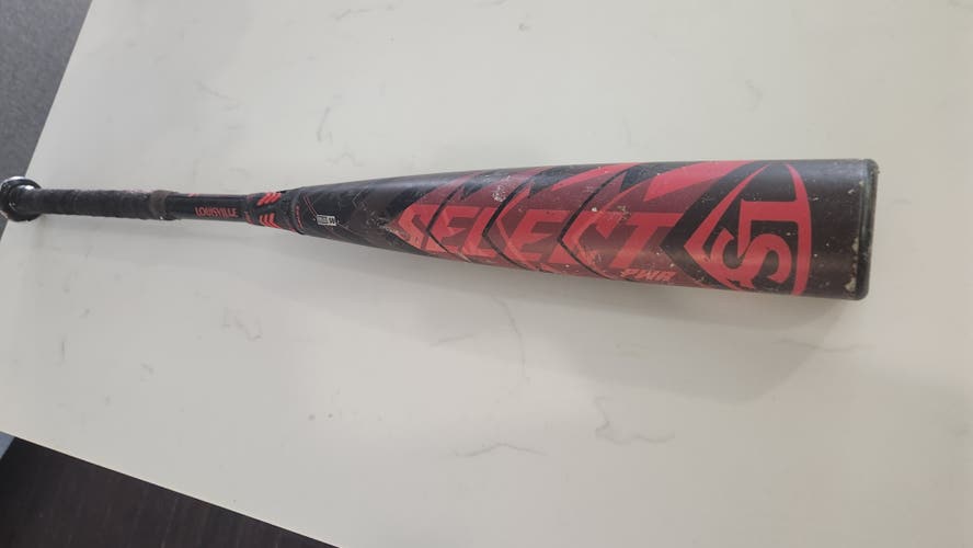 Used 2021 Louisville Slugger Select PWR BBCOR Certified Bat (-3) Composite 28 oz 31"