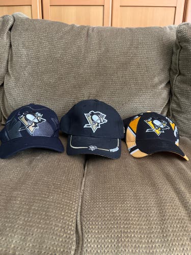 Pittsburgh Penguins 3 Pack Hats