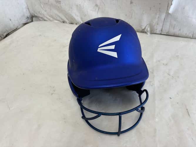 Used Easton Ghost Metallic 6 1 4 - 6 7 8 T-ball Small Softball Batting Helmet W Mask