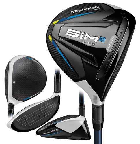 NEW TaylorMade SIM 2 MAX Fairway 18° 5 Wood Ventus Blue FW 6-S Stiff w/ HC