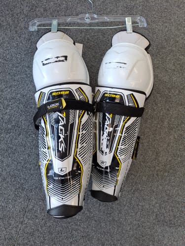 Used Senior CCM Tacks 15" Shin Pads
