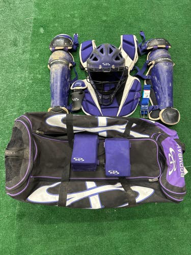 Used Adult Boombah Catcher's Combo