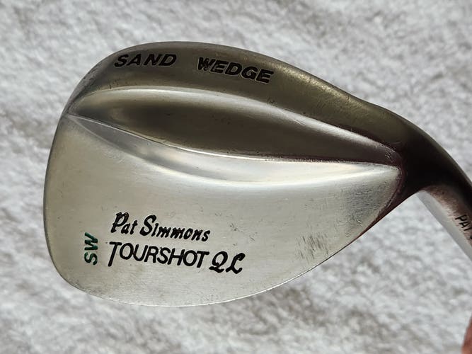 Pat Simmons Tourshot QL Sand Wedge (SW) RH; Apollo Steel Shaft