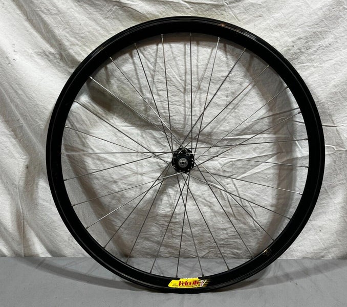 Velocity Aero Head Deep-V 28-Spoke Aluminum 650C Front Wheel Quintana Roo Hub