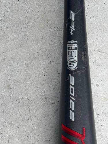 Used  Marucci USSSA Certified Alloy 22 oz 30" CAT9 Bat