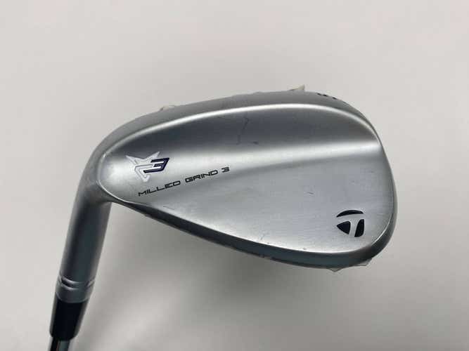 TaylorMade Milled Grind 3 Raw Chrome 56* 12 TT DG S200 Tour Issue Wedge LH