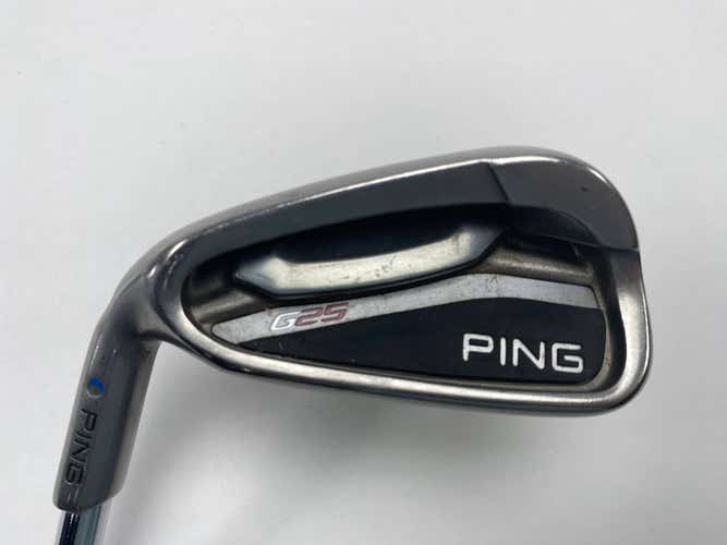 Ping G25 Single 6 Iron Blue Dot 1* Up KBS Tour-V 110g Stiff Steel Mens LH