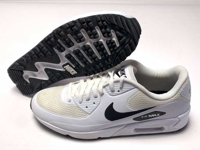 Nike Air Max 90 G Golf Shoes White Black Men's SZ 11.5 ( CU9978-101 )