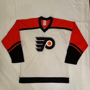 Vintage 80s CCM Philadelphia Flyers Hockey Jersey Size M