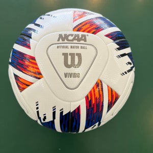 Brand New Wilson NCAA Match Vivido Soccer Ball Size 5 - Message for Bulk Rate
