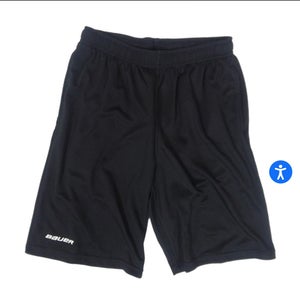 Bauer Team training shorts. Youth X-Large