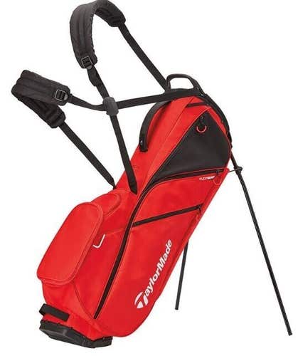 TaylorMade FlexTech Lite Stand Carry 4-Way Golf Bag Red/Black New in Box #90419