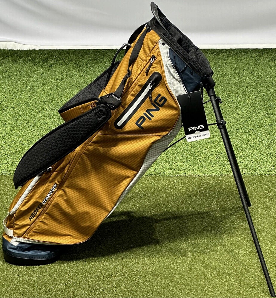 PING 2024 Hoofer Craz-E-Lite Stand Golf Bag Buck/Dark Sea