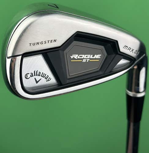 Callaway Rogue ST MAX OS Demo Fitting 7-Iron Graphite Recoil Dart Stiff 2* Flat~