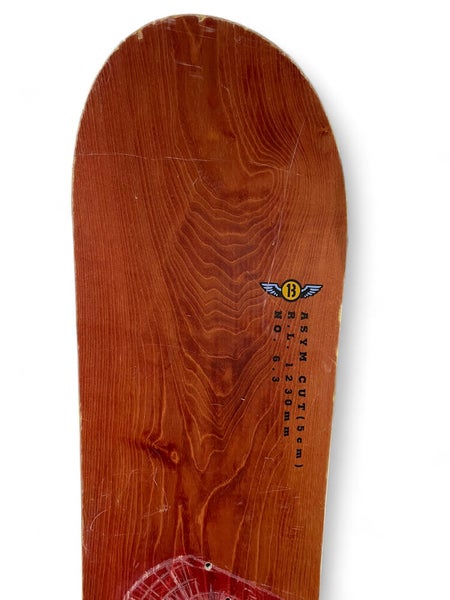 VTG Burton ASYM Air Snowboard WOOD CORE 1994 Goofy 6.3 163cm