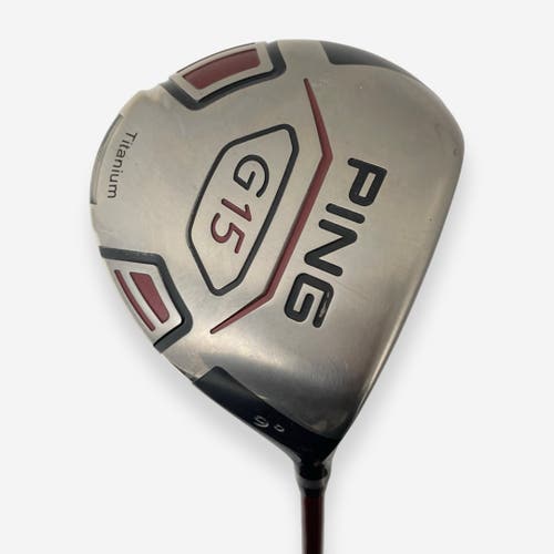 Ping G15 Driver 9° Right Handed Stiff Flex Ping TFC Shaft