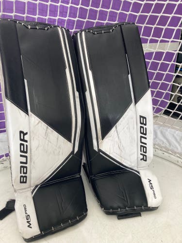 Used Small Bauer Supreme M5 Pro Goalie Leg Pads