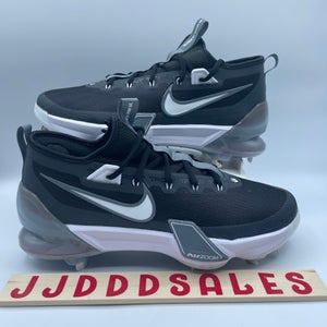 Nike Force Zoom Trout 9 Elite Baseball Cleats Black White FB2906-001 Men’s Sz 12
