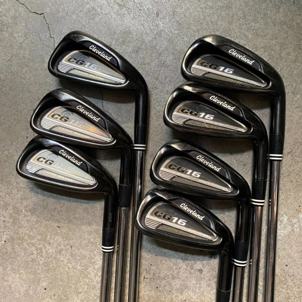 Cleveland CG16 Black Pearl Iron Set 4-PW Stiid Flex Right Handed