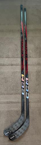Bundle 2x New Senior CCM Jetspeed FT7 Pro Left Hand Hockey Sticks P29 75 flex