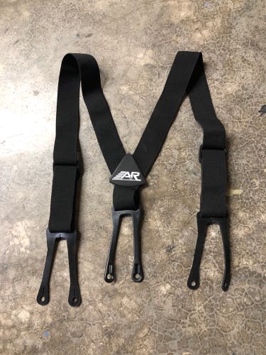NWOT A&R Hockey Suspenders - Black