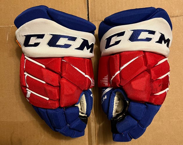 Red White Blue CCM Jetspeed Gloves 13”