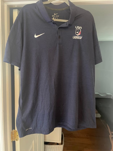 Nike Dry Fit Team USA Lacrosse Polo
