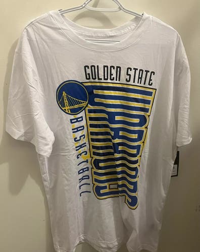 Golden State Warriors XL White T-Shirt