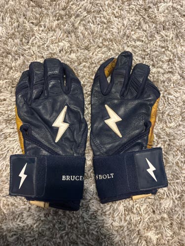 USED cheap bruce bolt batting gloves