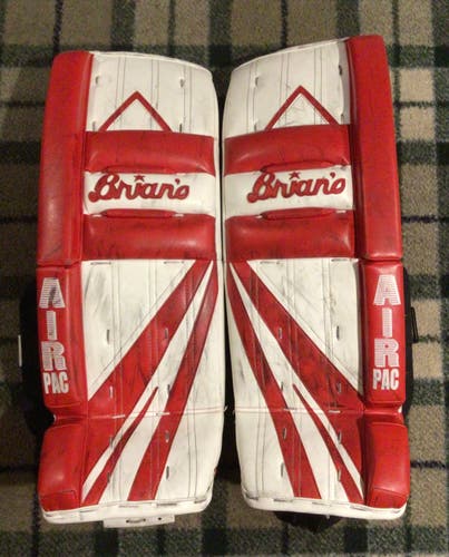 Brian's Alite Air Pac retro hockey Goalie Leg Pads 29 + 1