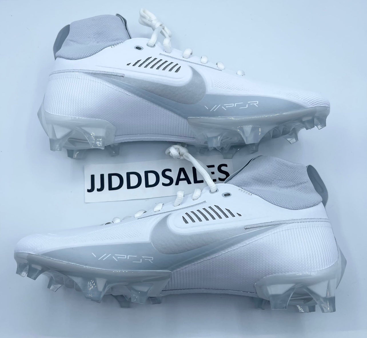 NEW Nike Vapor Edge Pro 360 2 Football Cleats DA5456-102 Size 13 White Silver #2 Amazon.com | Nike Vapor Edge Pro 360 2 Molded Football  main image 3
