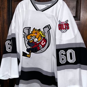 USED  BARRIE COLTS GOALIE HOCKEY JERSEY SIZE XXXXL