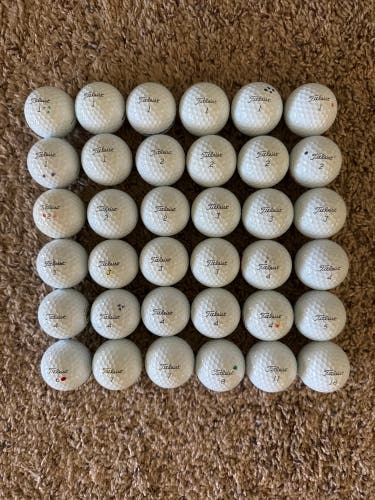 Used Titleist 36 Pack (3 Dozen) Pro V1 Balls