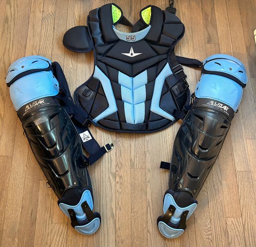 Used  All Star System 7 Axis Catcher's Set