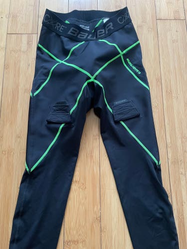 Men’s Bauer Core 1.0 Compression Pants With Cup (Brand New)