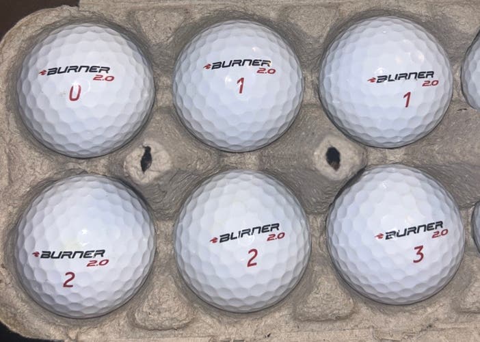 6 TaylorMade Burner 2.0 Golf Balls