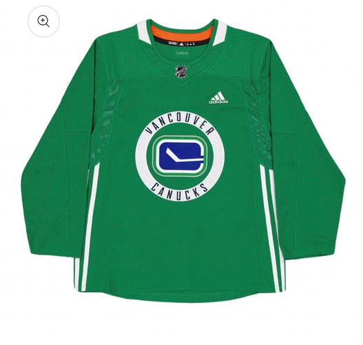 Brand New! Official Vancouver Canucks NHL Adidas Practice Jersey 50