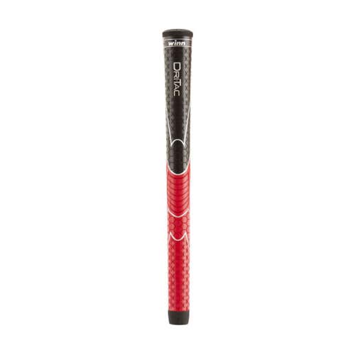 Winn Dri-Tac Golf Grip (Standard, Black/Red, 5DT-BRD, 7pk) NEW