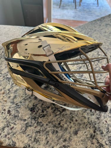 Chrome Gold Cascade XRS Helmet