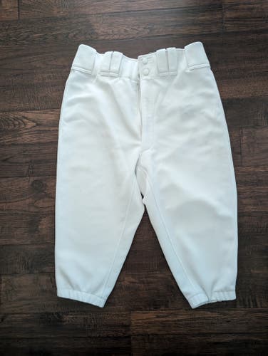 White Used Medium Men's Mizuno Game Pants