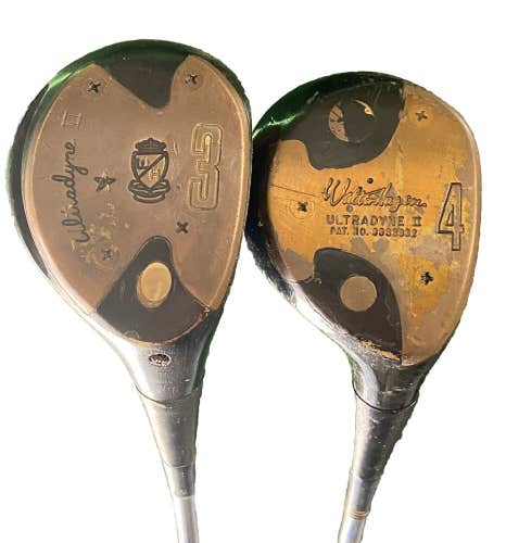 Walter Hagen Ultradyne-II Fairway Wood Set 3W,4W Regular Steel ~42" Men's RH