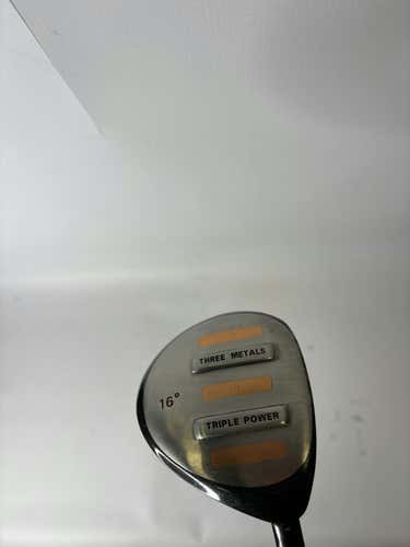 Used Three Metals Triple Power 4 Wood Regular Flex Graphite Shaft Fairway Woods