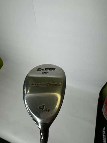 Used Pinemeadow Hybrid Wood Excel 4 Iron Stiff Flex Graphite Shaft Individual Irons