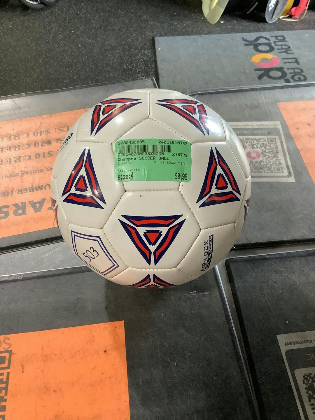 Champro Renegade Soccer Ball – NFHS-zugelassen, Größe 5, Für High School & College, Langlebig
