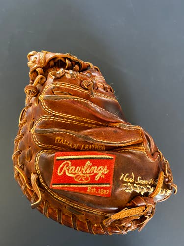 Used Right Hand Throw Rawlings Catcher's Rawlings Primo Baseball Glove 32.5"