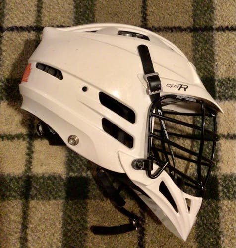 Cascade white CPX-R Lacrosse Helmet